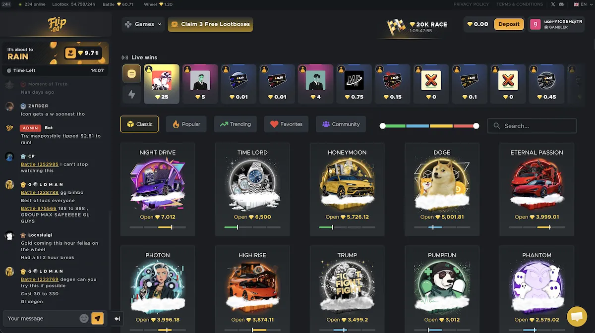 Lootbox Opening