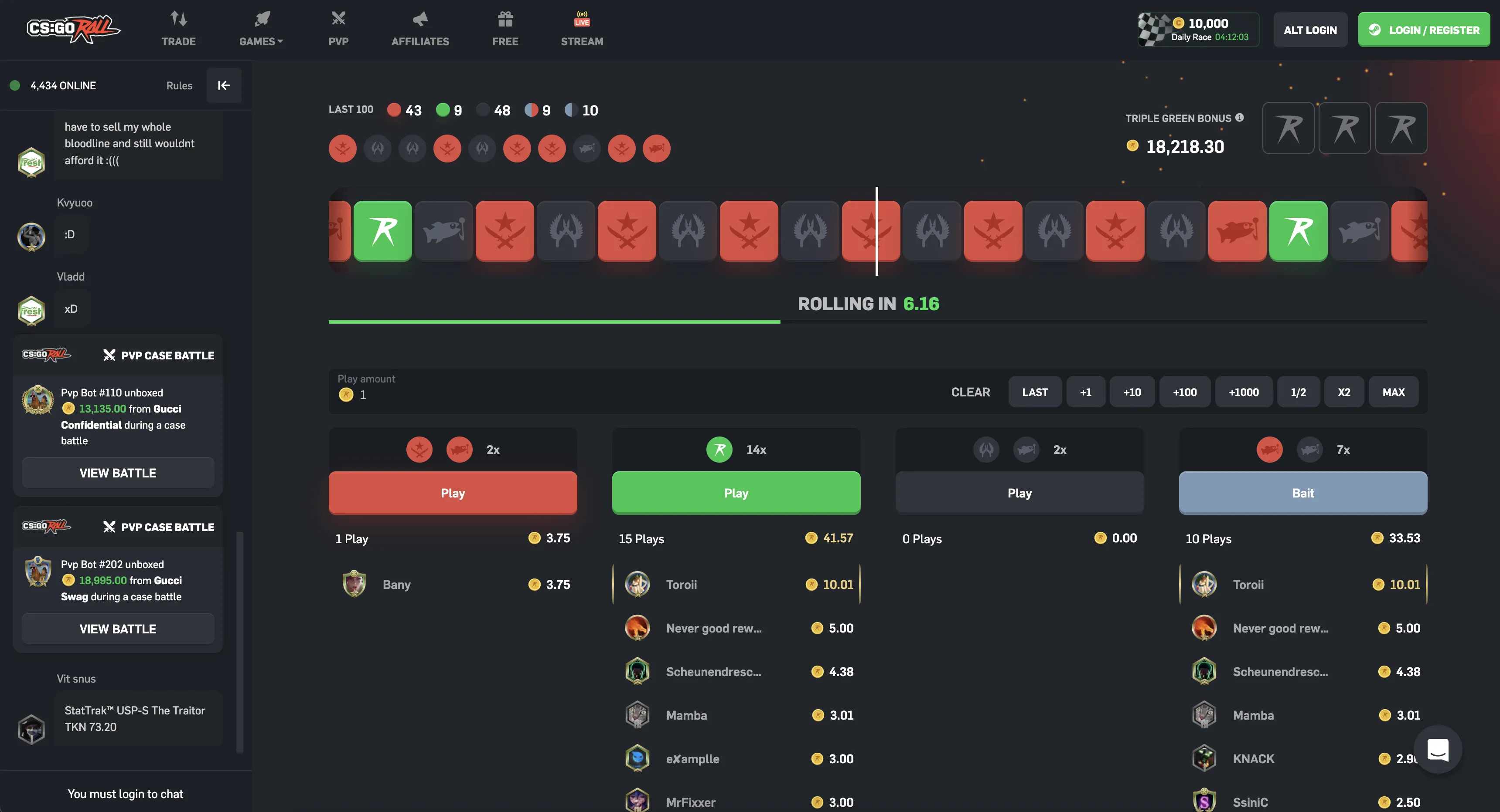 CSGORoll Roulette (Roll)