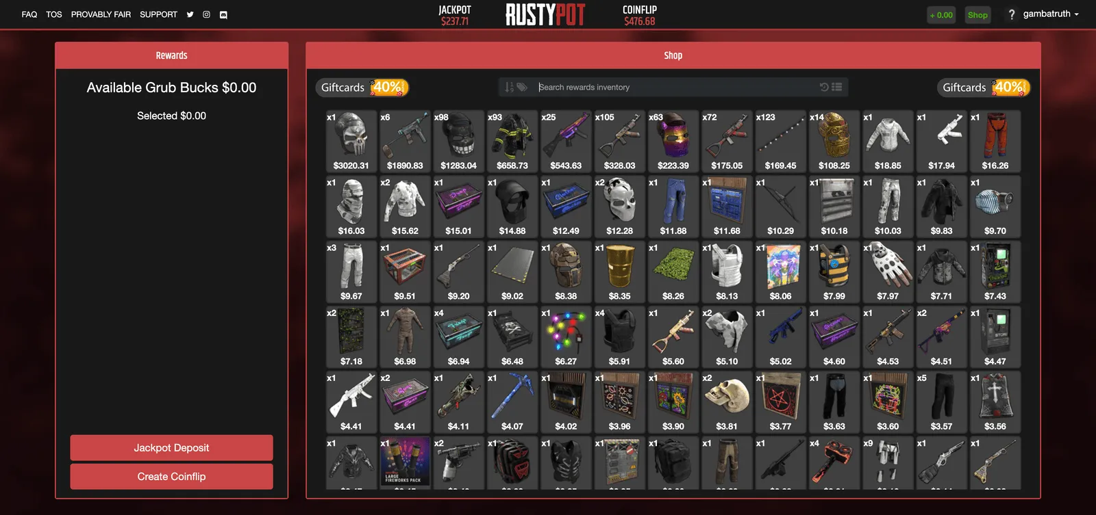 Rustypot Grub Shop